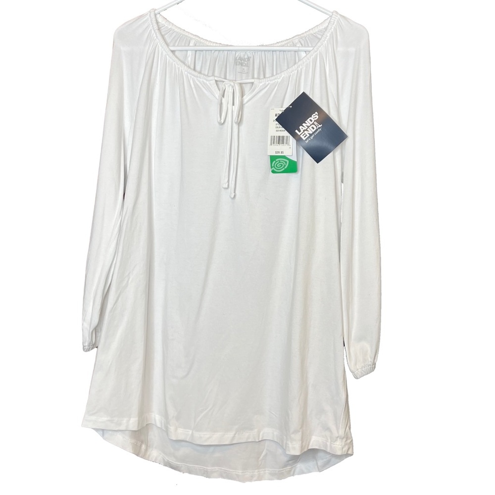 Lands' End Medium White Shirt